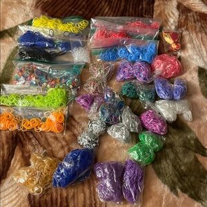 24 different Colorful Loom Bands Set